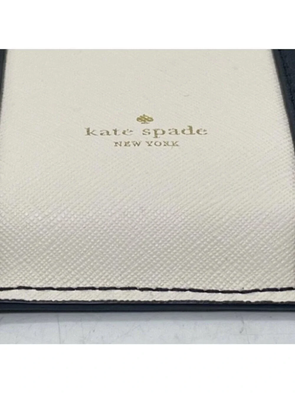 Kate Spade New York Owl Phone Crossbody Bag Black White Novelty EUC